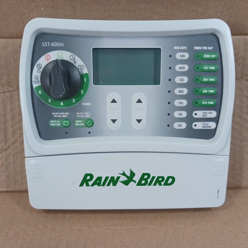 Rain Bird SST-600in Indoor Sprinkler Timer 6-Zone Station Controller 635600-21AF